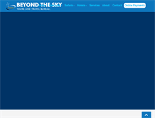 Tablet Screenshot of beyondtheskytours.com